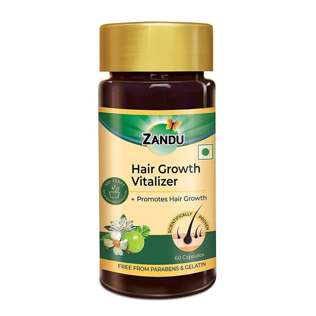 Zandu Hair Growth Vitalizer 60 Capsules