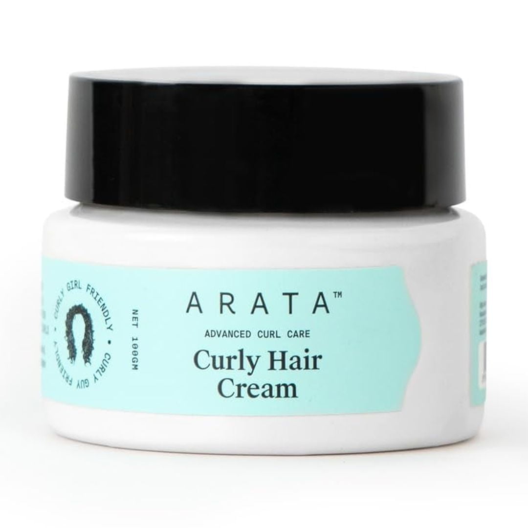 Arata Advanced Curl Care Curly Hair Cream (100 GM) For Velvety Soft Curls | Intensive Mois