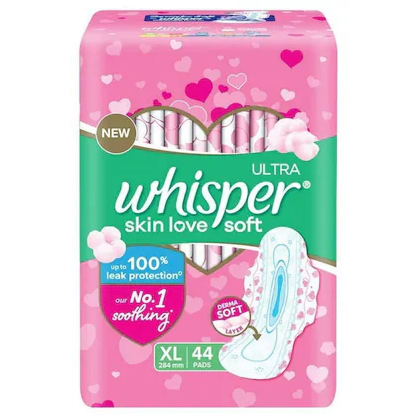 Whisper Ultra Soft Wings Pads XL: 44 Units