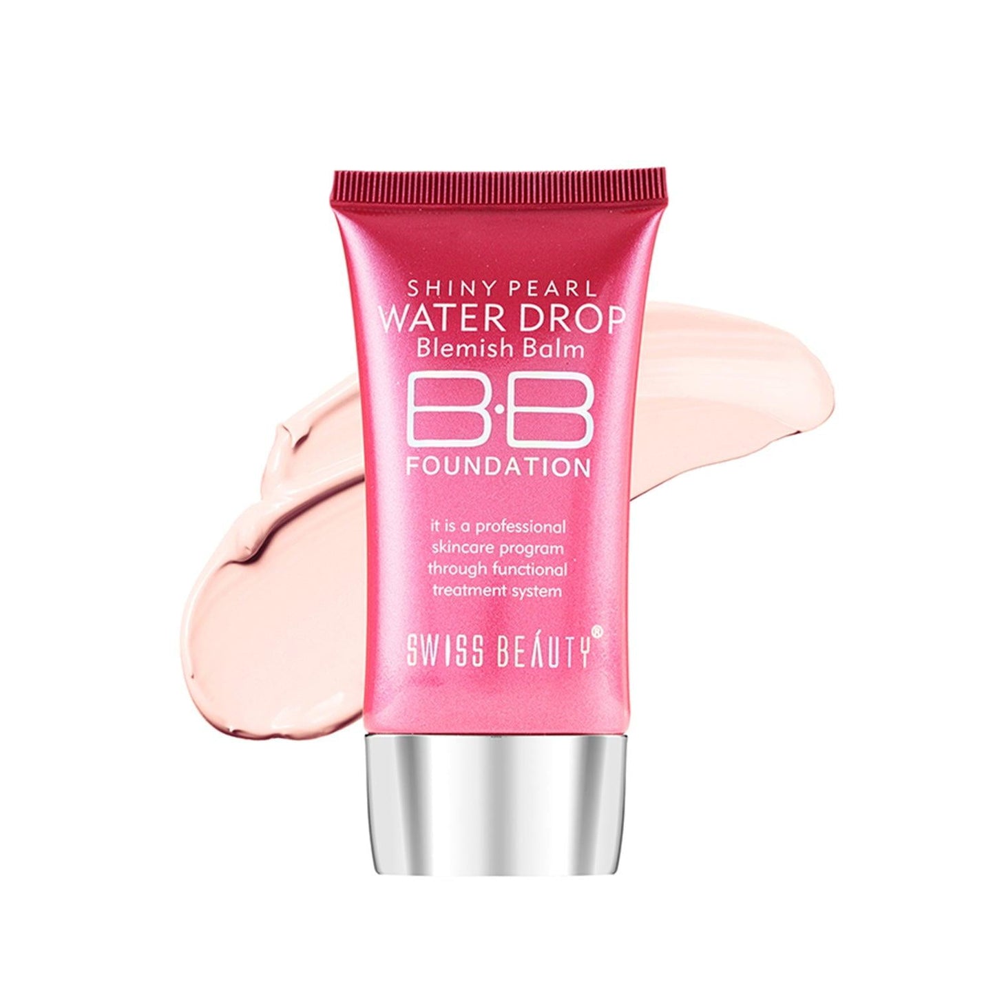 SWISS BEAUTY Matte Shiny Pearl Water Drop Lightweight, Liquid Long Lasting Blemish Balm Bb