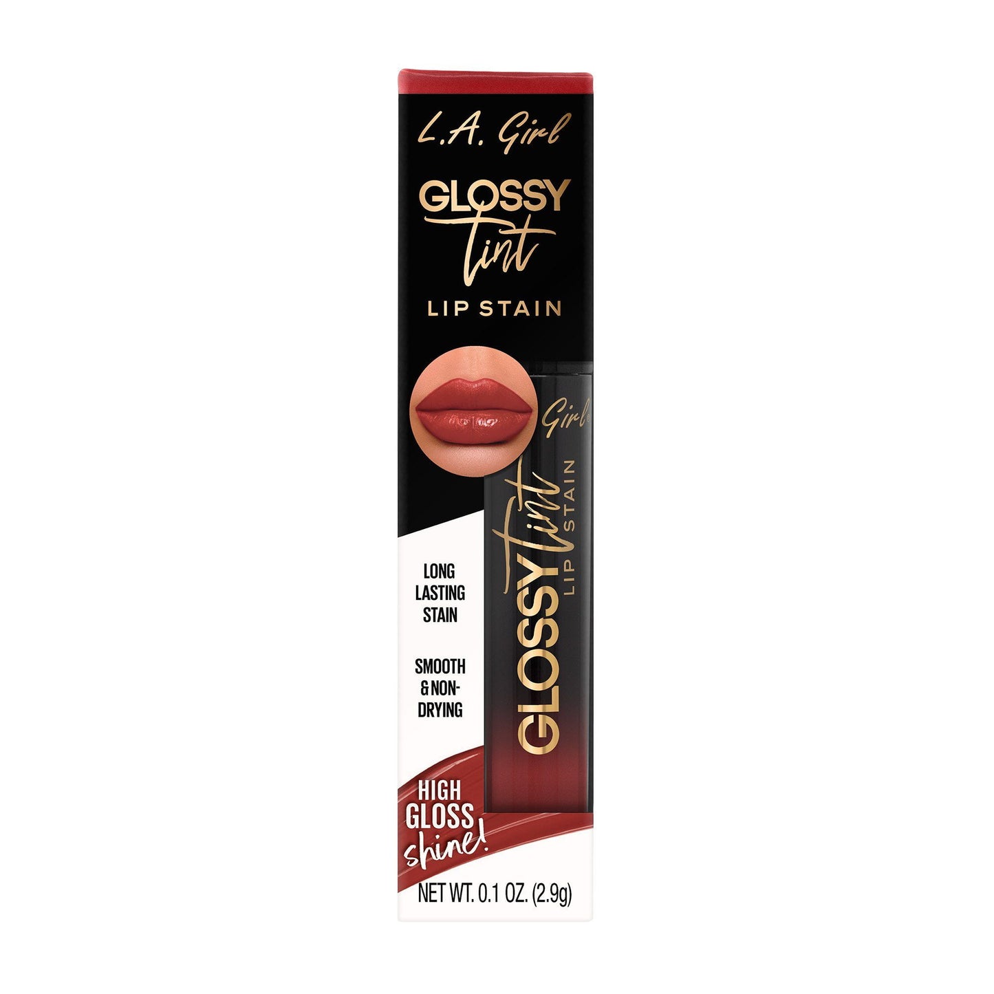 L.A. Girl Glossy Tint Lip Stain Adored - Each Package May Vary