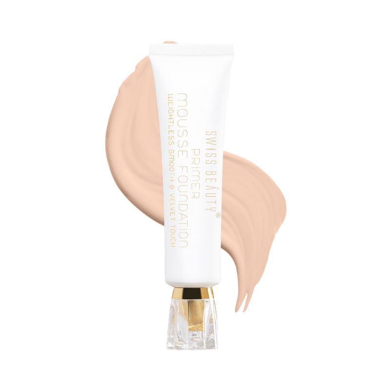 Swiss Beauty Primer Mousse Foundation - Natural Beige