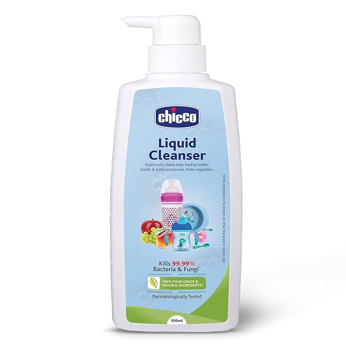 Chicco Liquid Cleanser 500ml Bottle Wash for Cleaning Baby Bottles