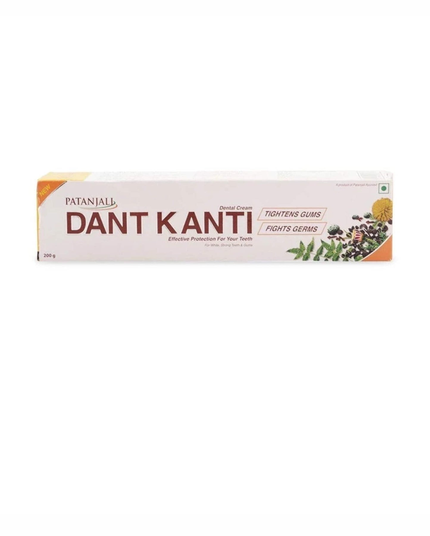 3 Pack Patanjali 200grams Dant Kanti Toothpaste Swami Ramdev Dental Cream