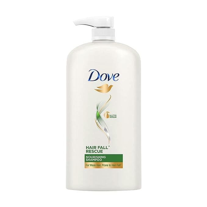 Dove Hair Fall Rescue Shampoo 1 L For Damaged Hair for Thicker Hair for Men & Women