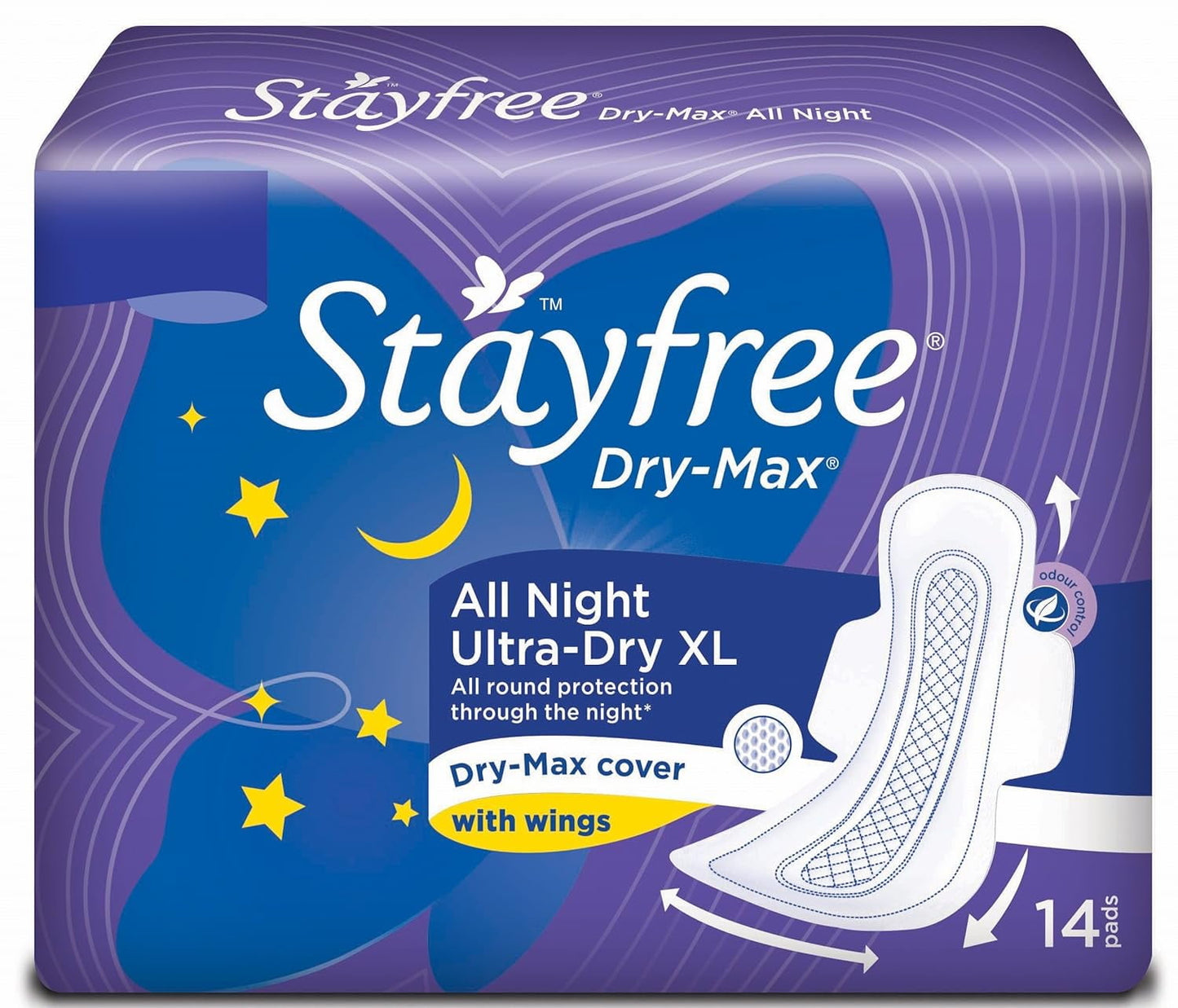 Stayfree dry max all night 14N