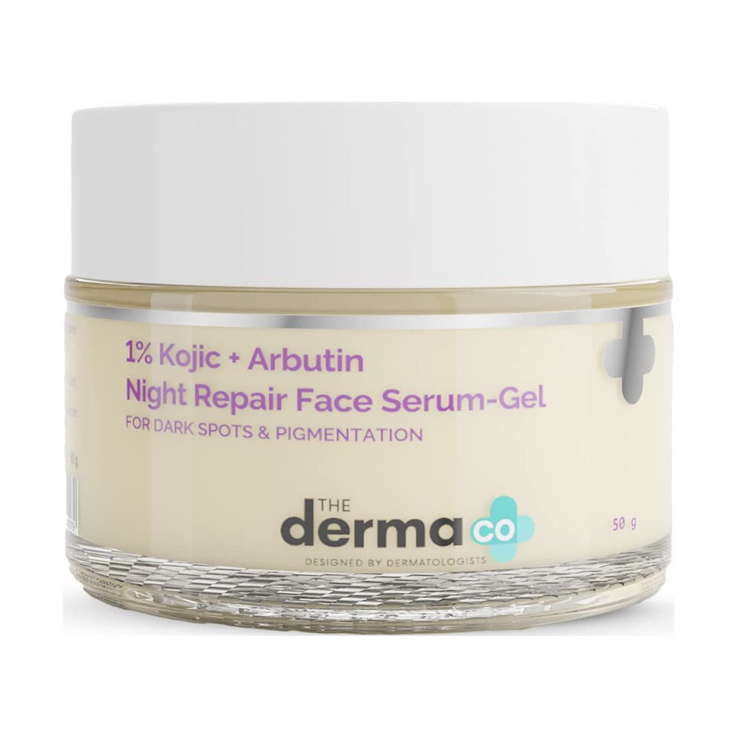 The Derma Co 1% Kojic + Arbutin Night Repair FaceSerum-Gel for Dark Spots & Pigmentation -