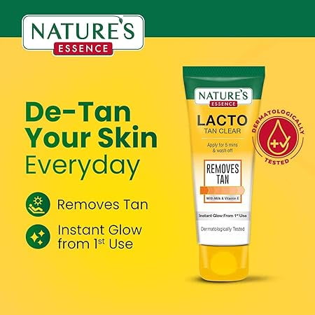 NATURES ESSENCE Lacto Tan Clear, 50 gm