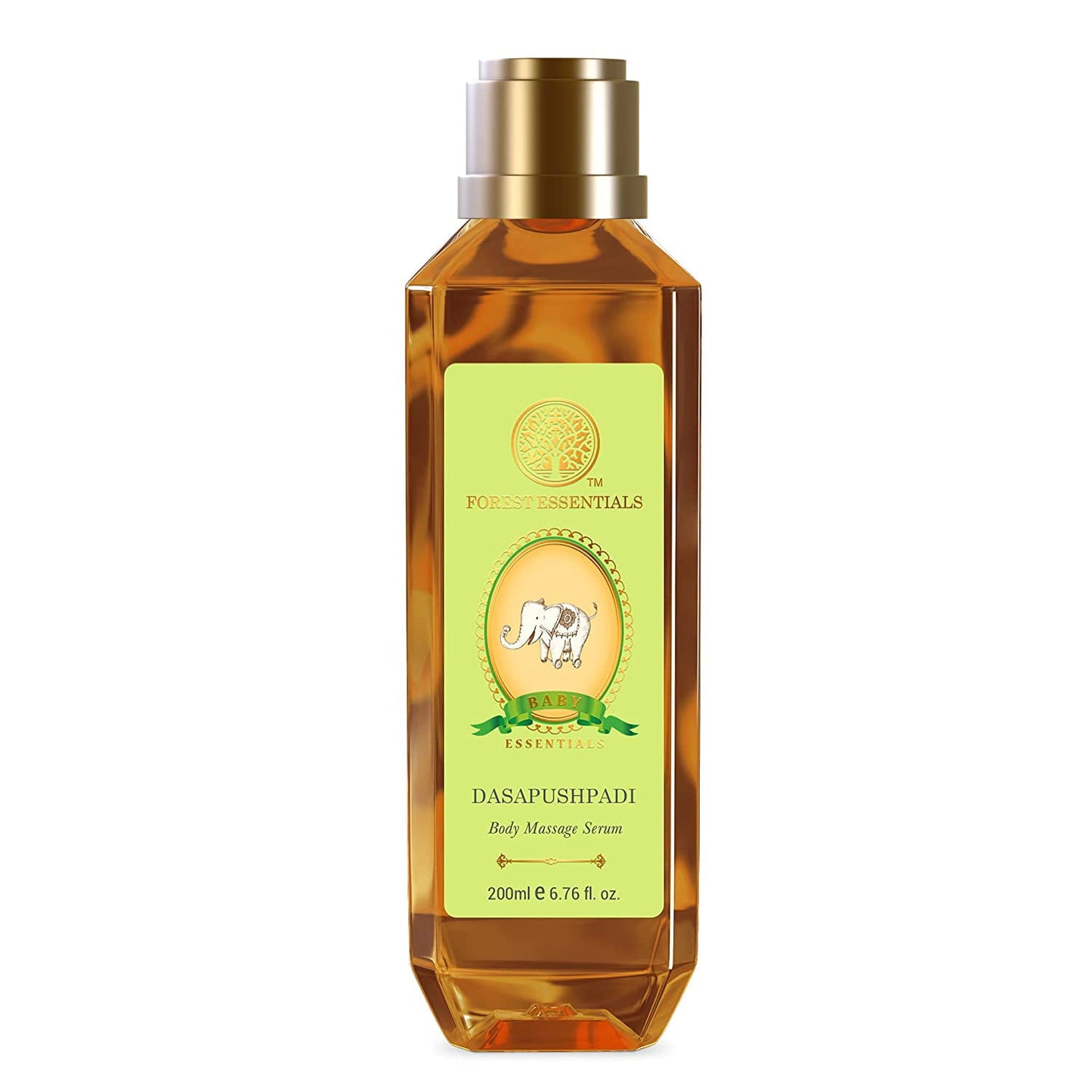 Forest Essentials Dasapushpadi Baby Body Massage Serum with Pure Ghee, 200ml