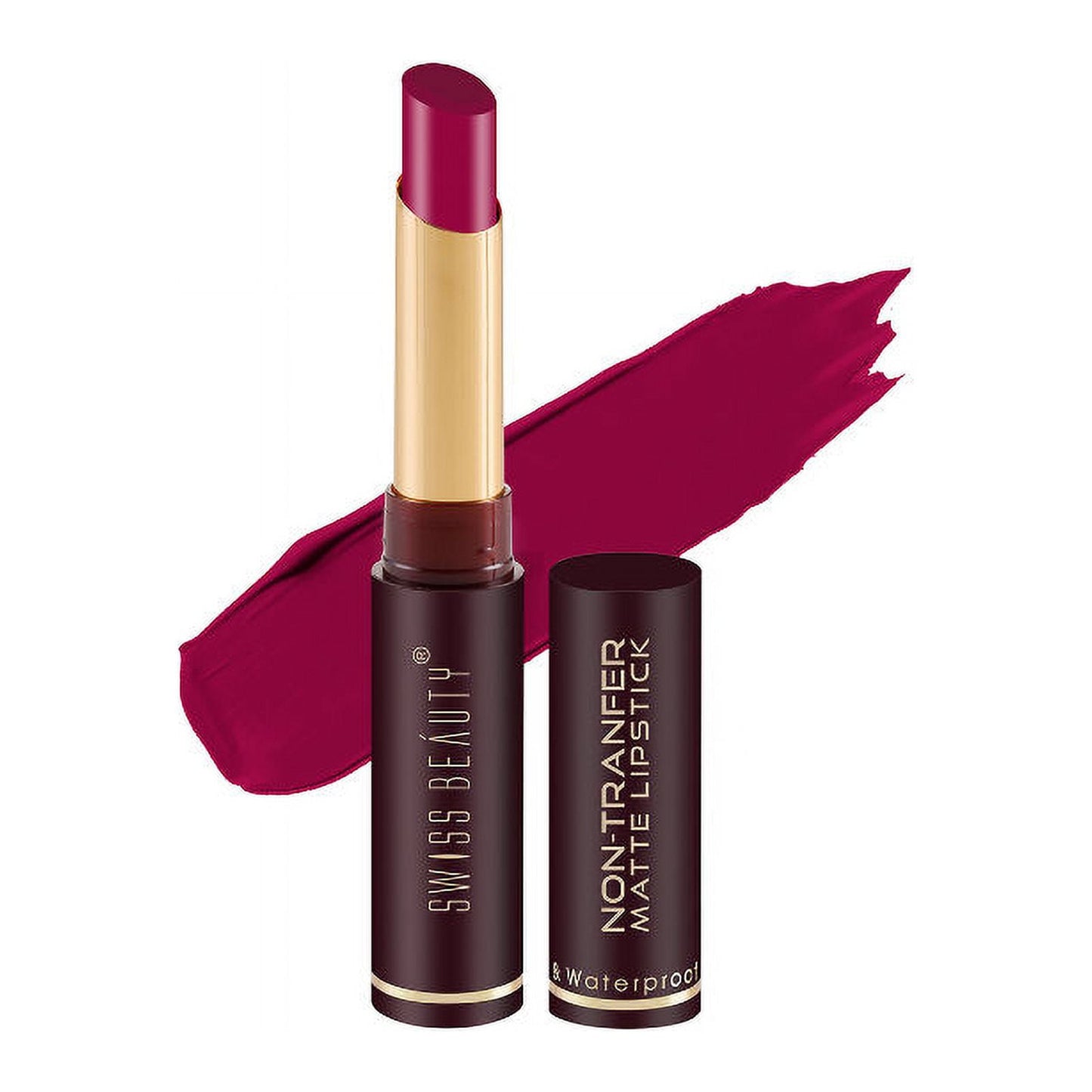 Swiss Beauty Non-Transfer Matte Lipstick - 5 Fire Pink
