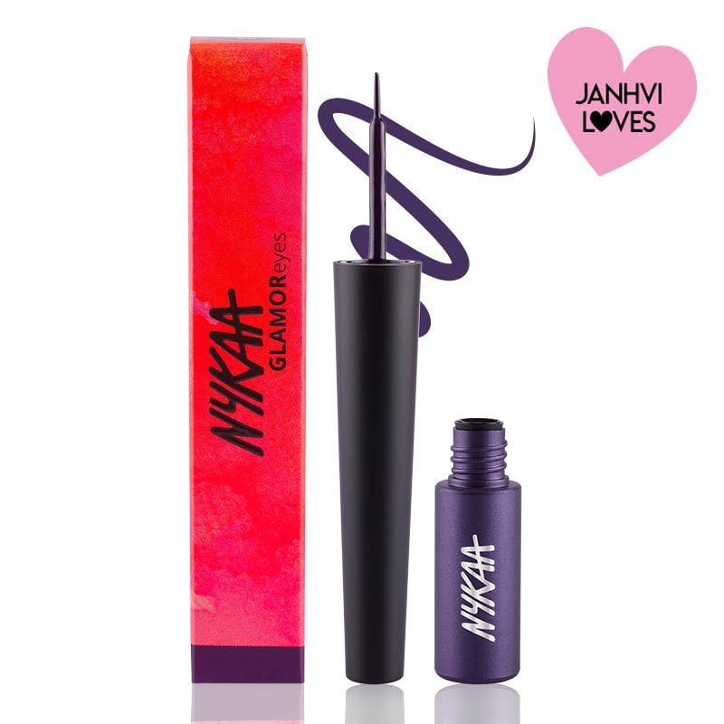 Nykaa GLAMOReyes Coloured Liquid Eyeliner - 07 Poisonous Plum