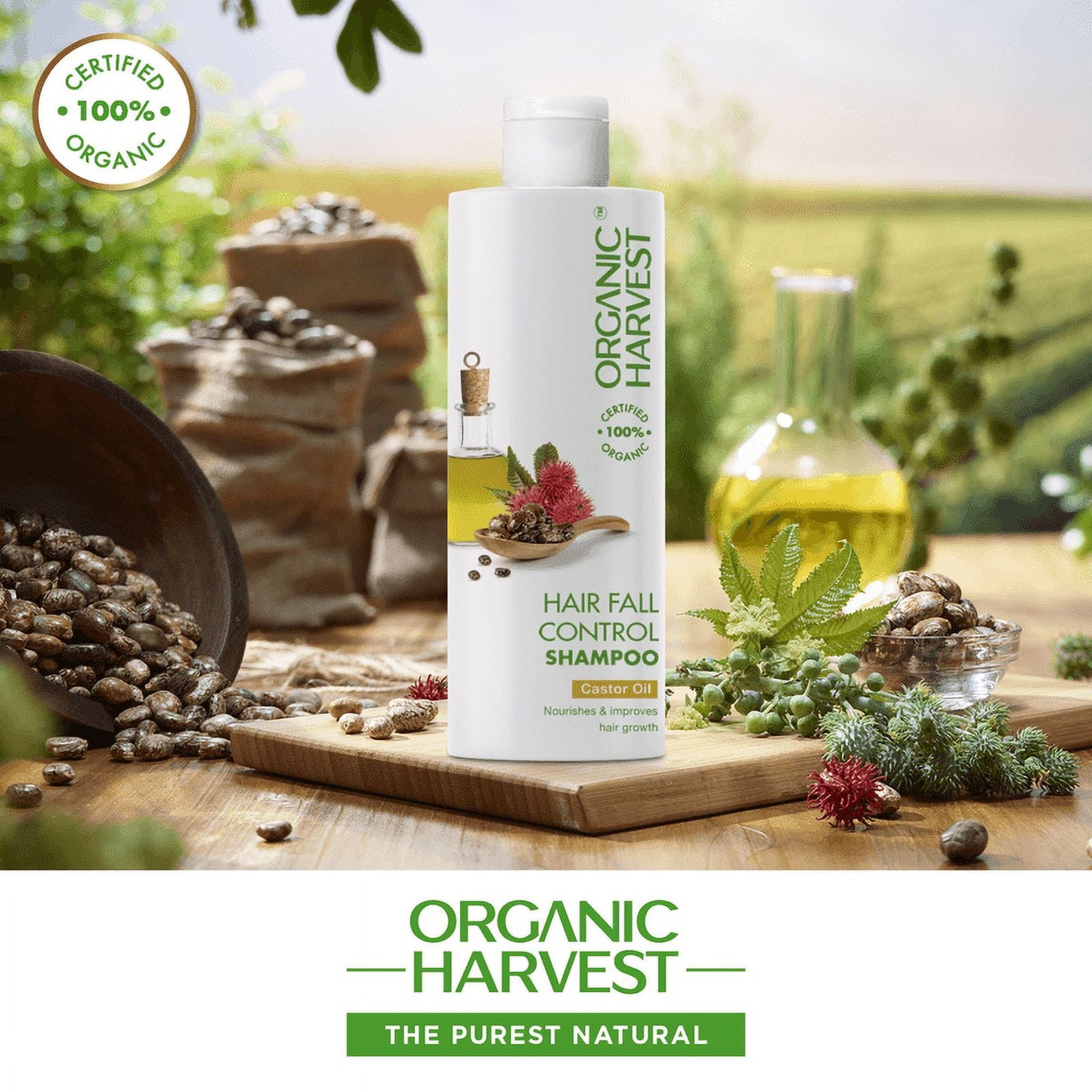 Organic Harvest Hair Fall Control Shampoo - 500ml