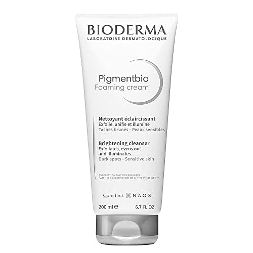 Bioderma Pigmentbio Foaming Face Cream - Brightening and Moisturizing Cleanser - Face Exfo