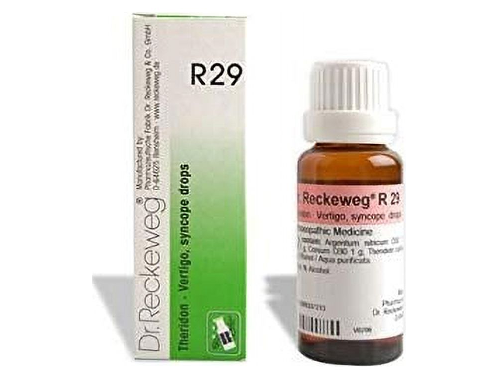 Dr.Reckeweg Germany R29 Vertigo, Syncope Drops