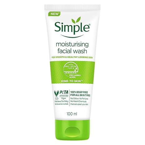 Simple Kind To Skin Moisturising Facial Wash 100 ml