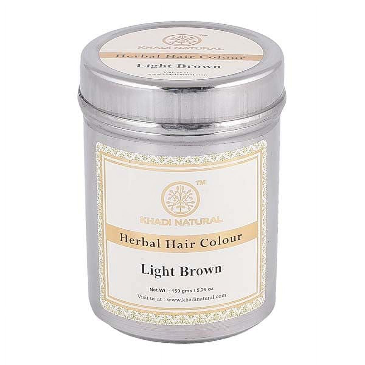 Khadi Natural Ayurvedic Herbal Hair Color Light Brown (150 g)