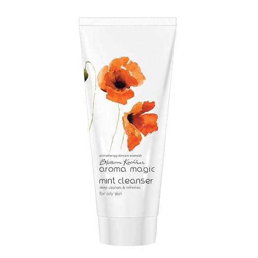 Aroma Magic Mint Cleanser to Refreshes, Heals acne, & Hydrates with Peppermint, Chinaberry