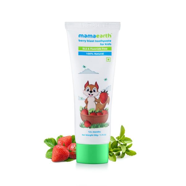 Mamaearth Natural Berry Blast KidsToothpaste: 50