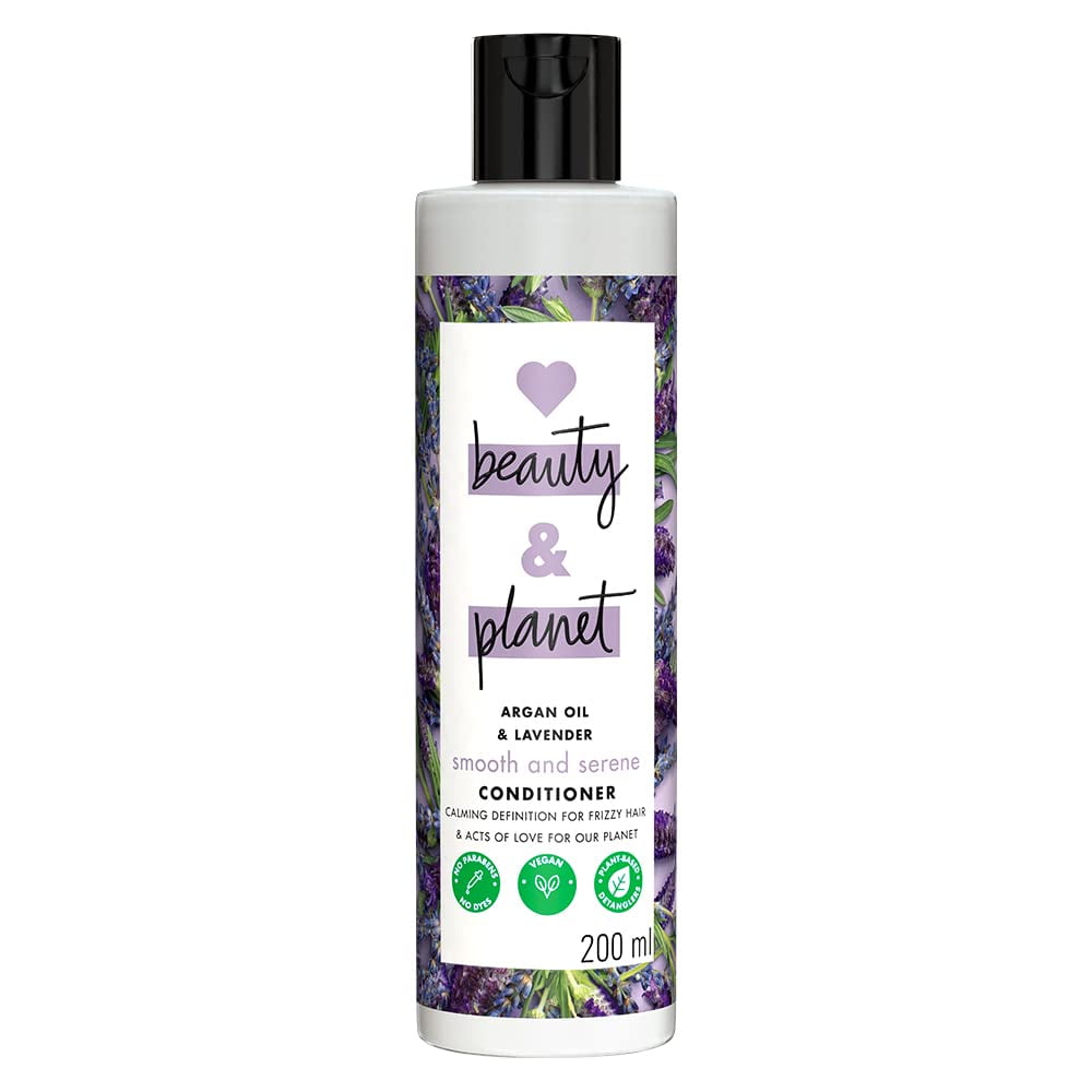 Love Beauty & Planet Argan Oil And Lavender Conditioner For Dry & Frizzy Hair| Paraben Fre