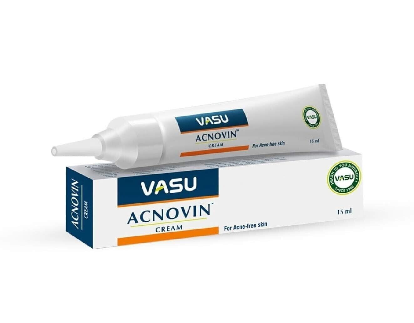 Vasu UVA Acnovin SkinCare Cream 15 ml (Pack of 3)