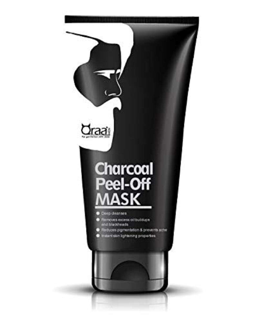 Qraa Men Charcoal Peel Off Mask for Men - 50g