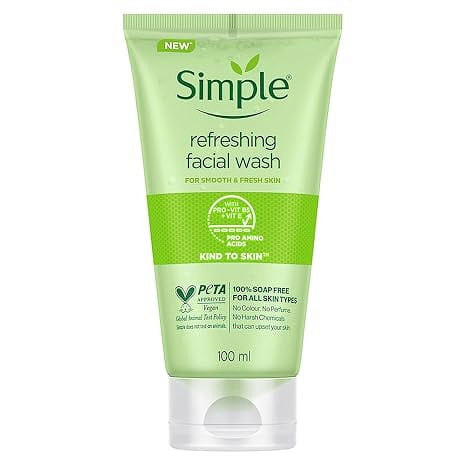 Simple Kind To Skin Refreshing Facial Wash 100 ml (pack of 2)