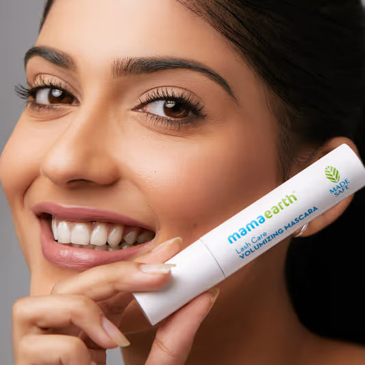 Mamaearth Lash Care Volumizing Mascara: Castor Oil & Almond Oil, 13 g