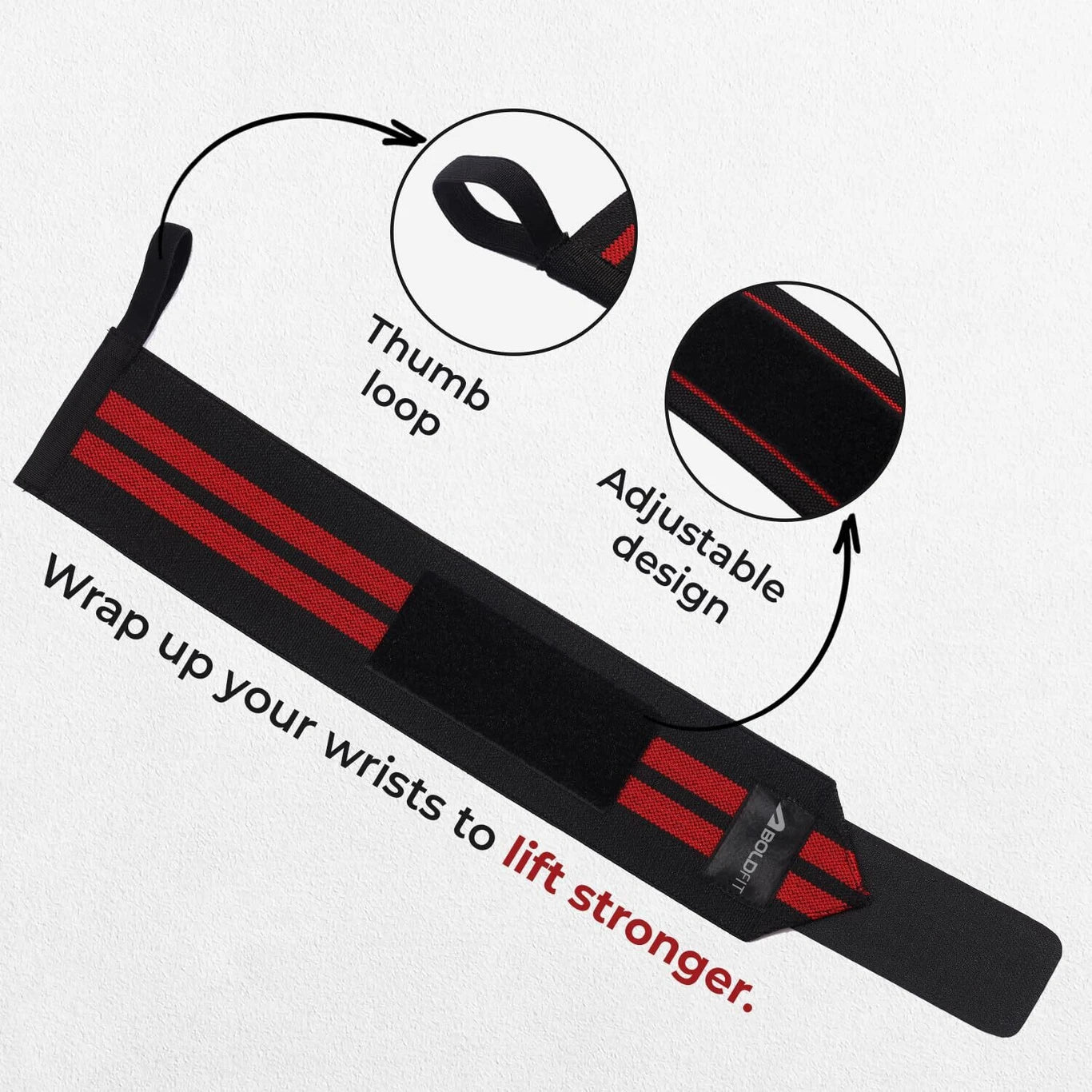 Boldfit Wrist Band for Men & Women, Wrist Supporter for Gym. Wrist Wrap/Straps Gym Accessories for Men for Hand Grip & Wrist Support. While Workout.
