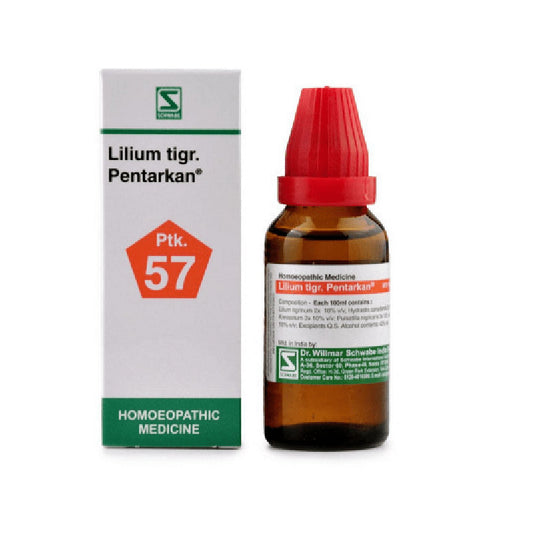 Dr Willmar Schwabe India Homoeopathic Lilium Tigrinum Pentarkan (30ml) (Ptk. 57)