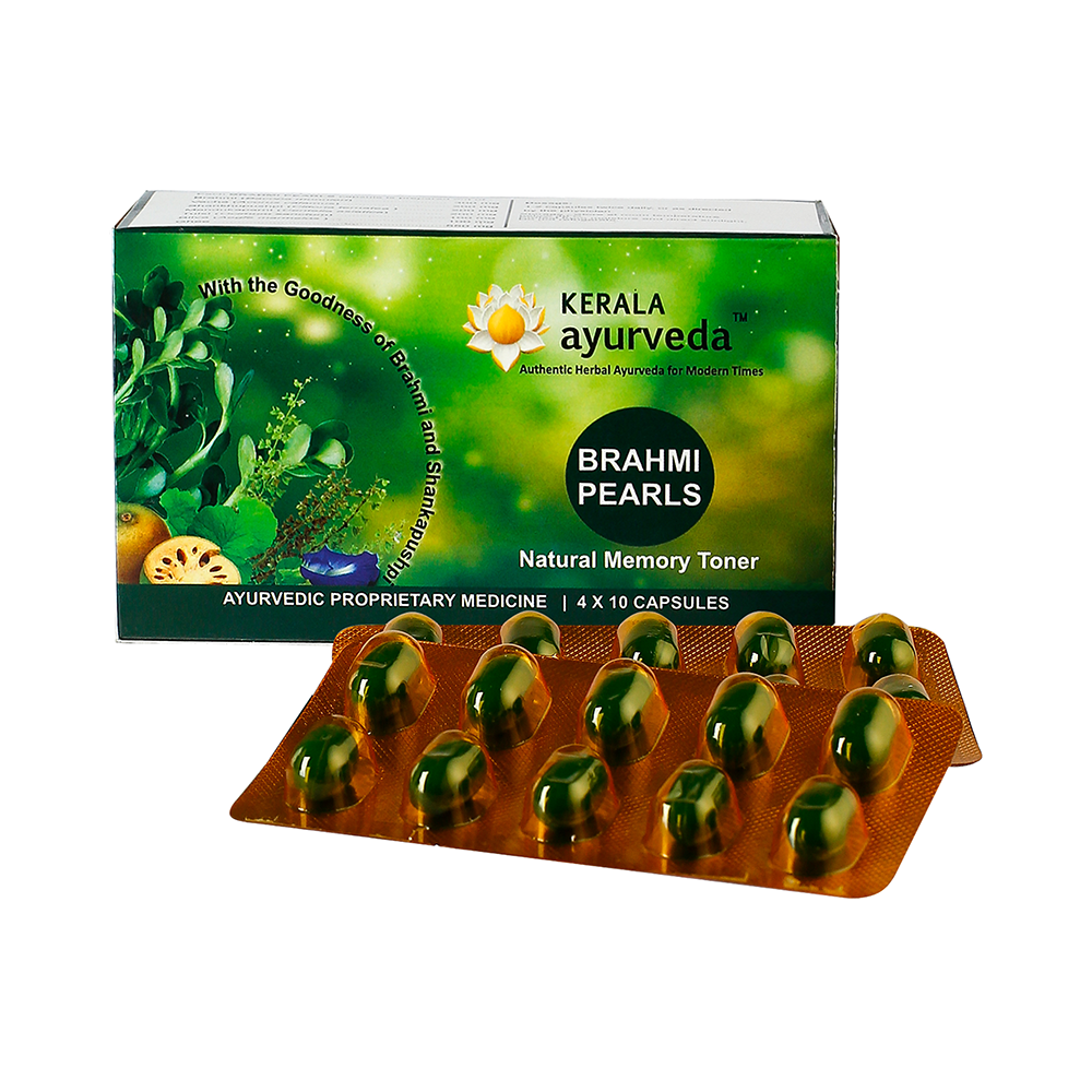 Kerala Ayurveda Brahmi Pearls Capsule