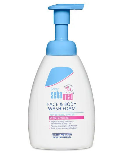Sebamed Baby Face And Body Foam 400 Ml