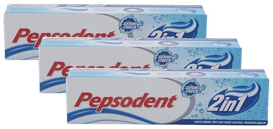 Star Combo - Pepsodent Toothpaste Germi Check 2 in 1, 150g (Buy 2 Get 1, 3 Pieces) Promo P