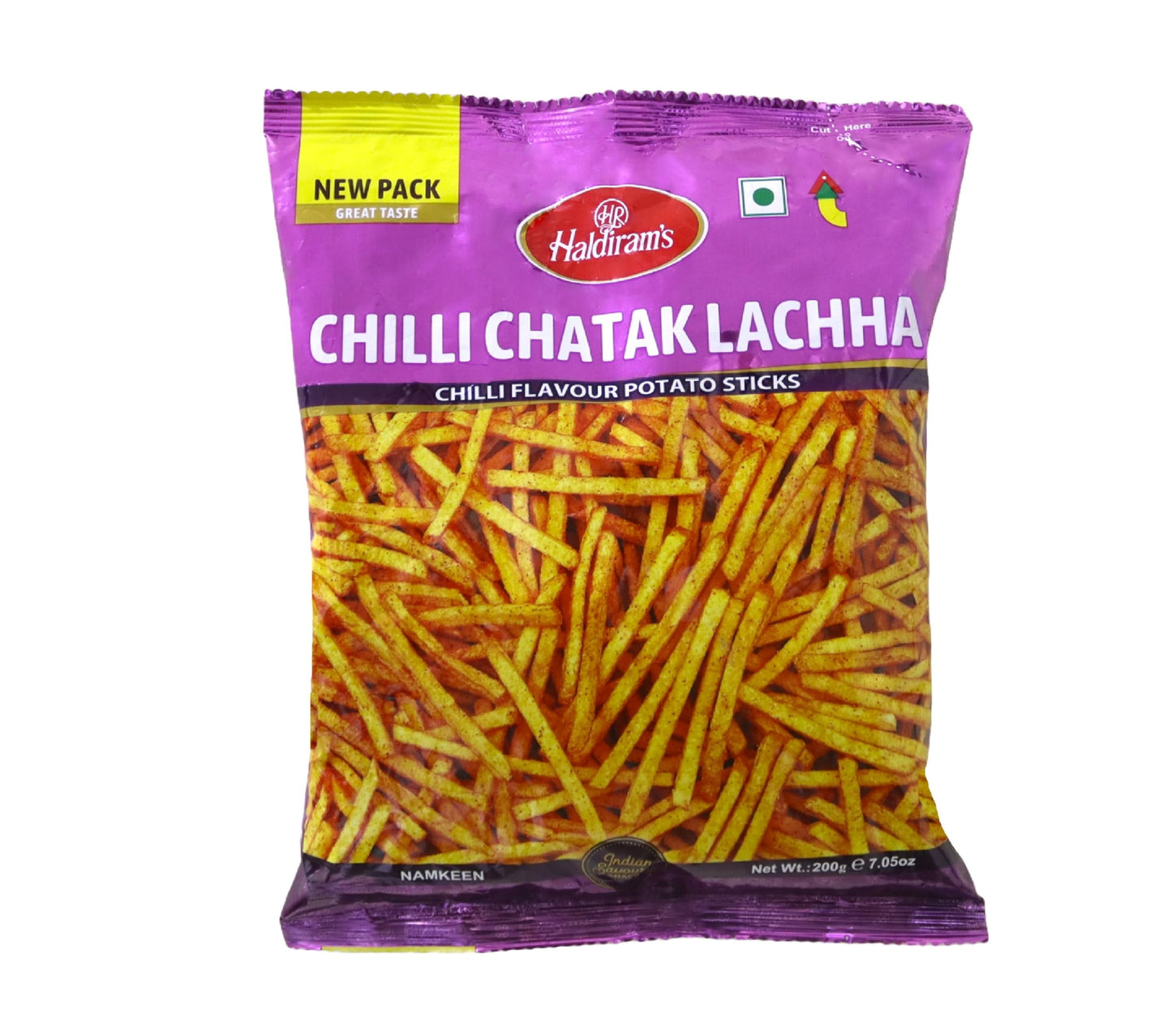 Haldirams Haldiram's Chilli Chatak DHF10Lachha - 7.06 Oz,, ()