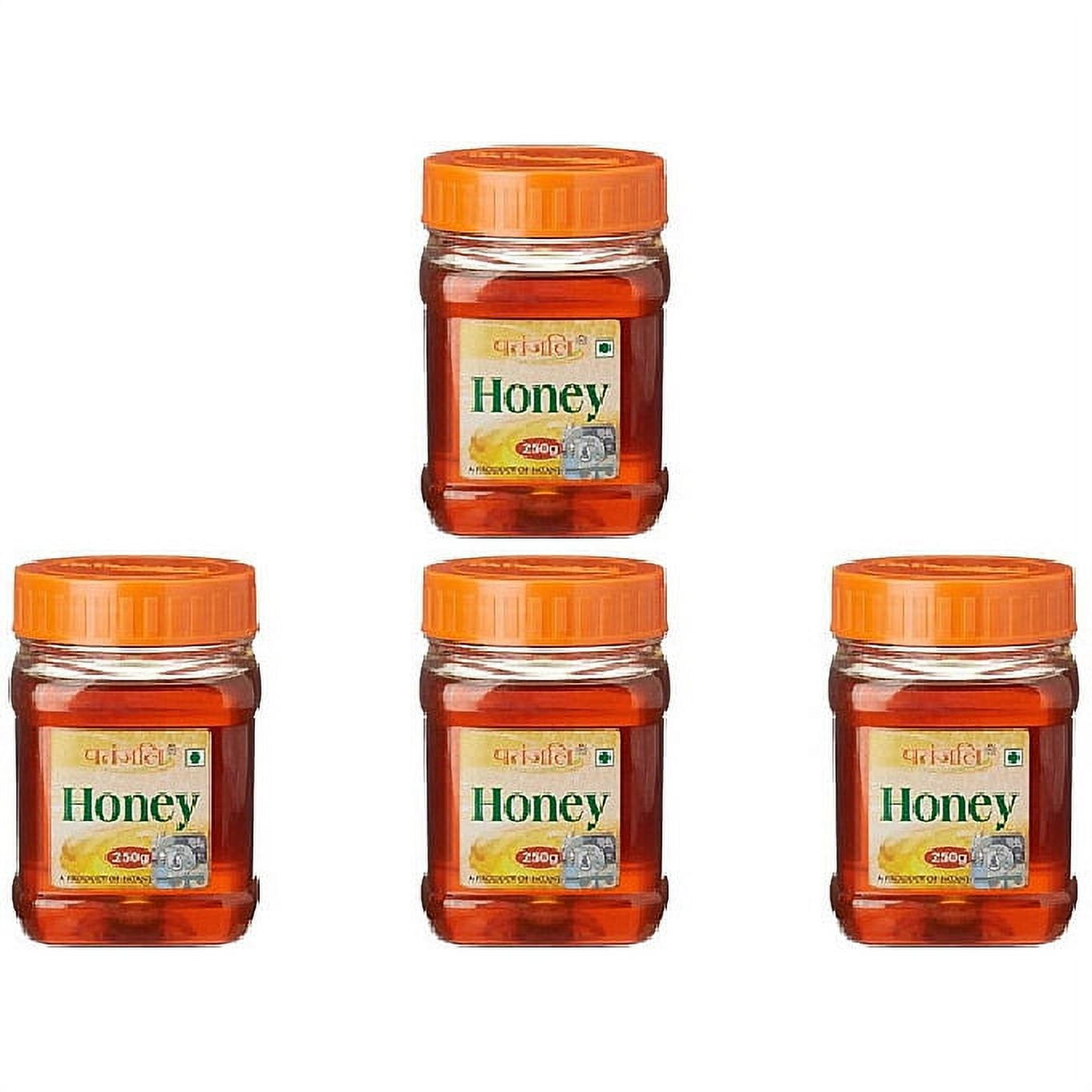 Pack Of 4 - Patanjali Honey - 250 Gm (8.8 Oz)