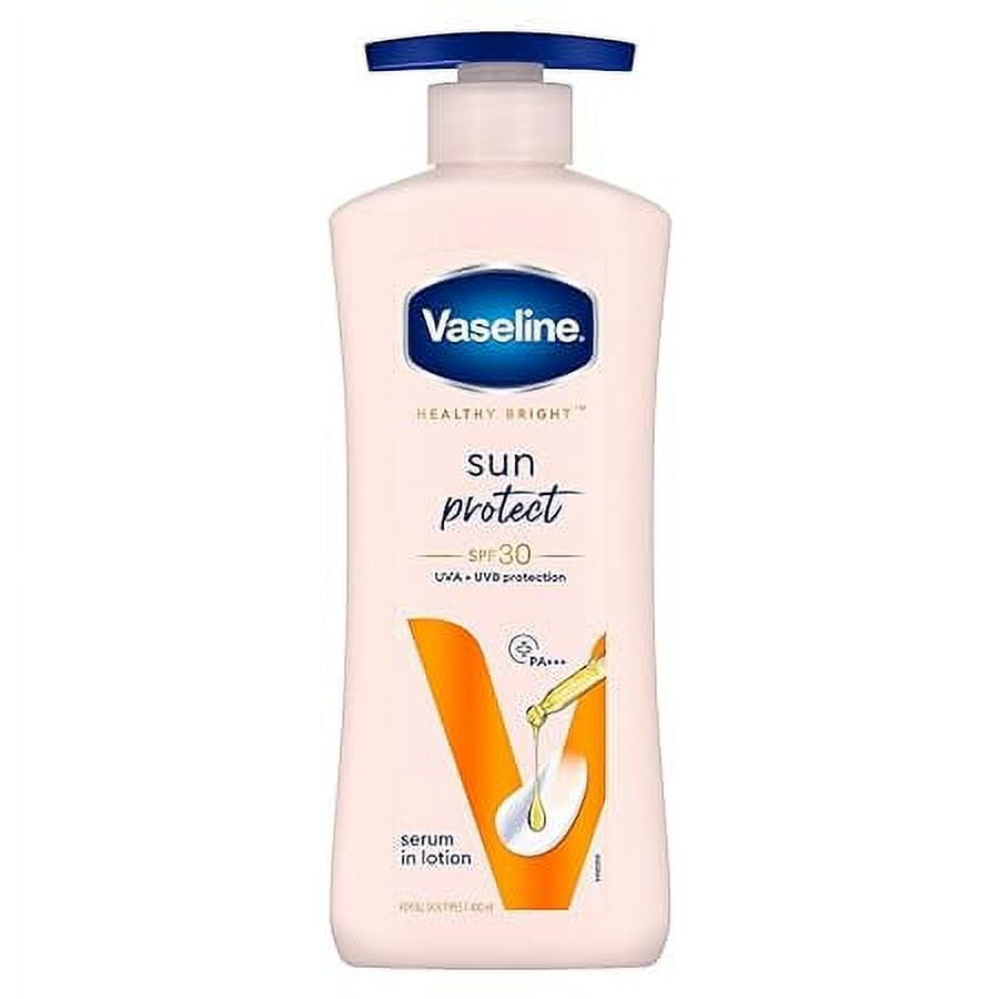 Vaseline Healthy Bright, Sun + Pollution Protection Daily Moisturizer, 400ml, for Glowing
