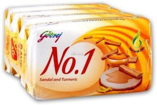 Godrej No. 1 Sandal & Turmeric 4x100 gms (set of 4 soaps)