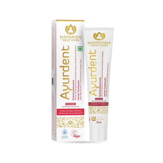 Maharishi Ayurveda Ayurdent Classic Ayurvedic Herbal Toothpaste- All Natural 75mL