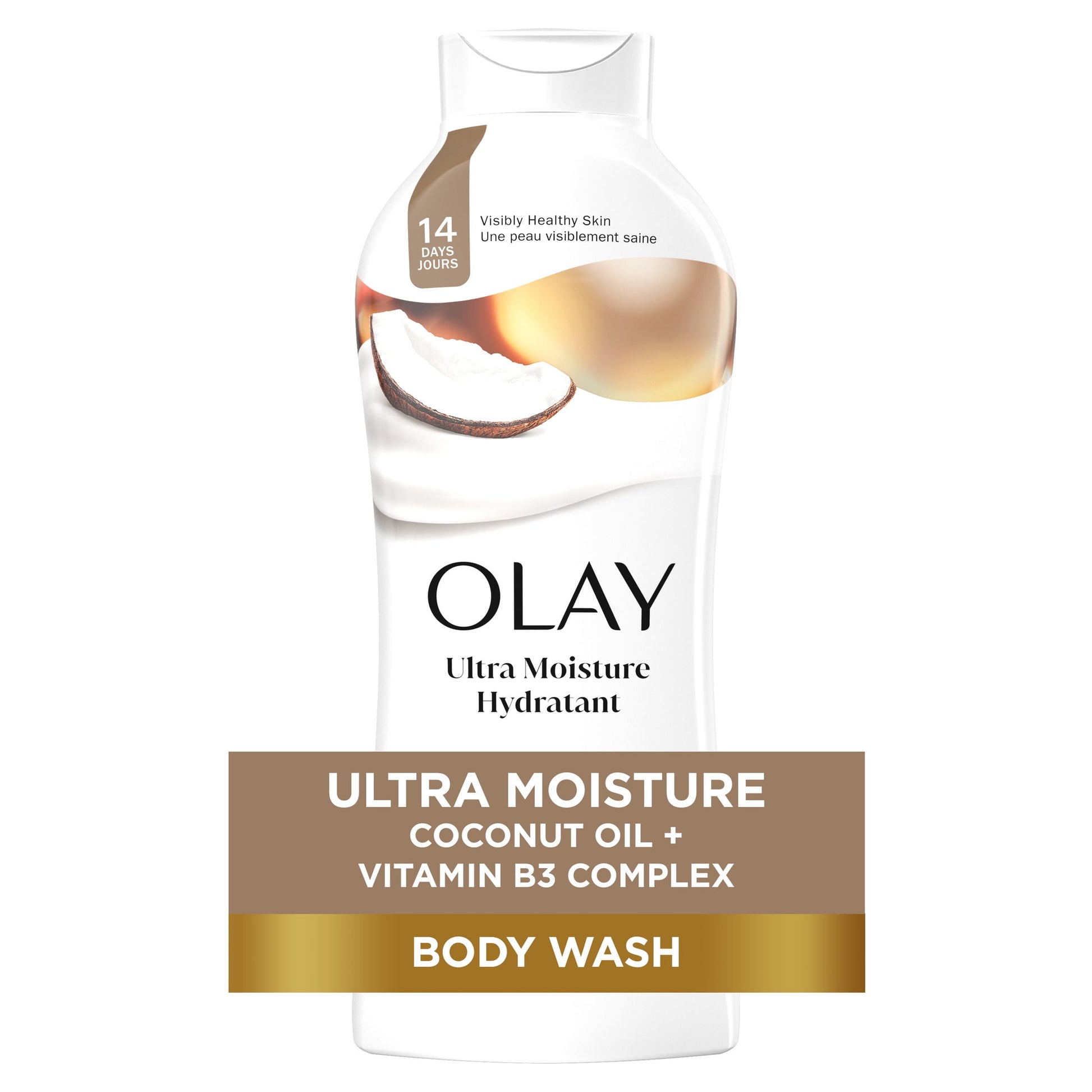 Olay Ultra Moisture BodyWash with Coconut Oil, 22 fl oz