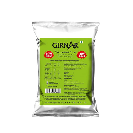 Girnar Instant Premix Cardamom UnSweetened (1Kg) - Tea & Coffee