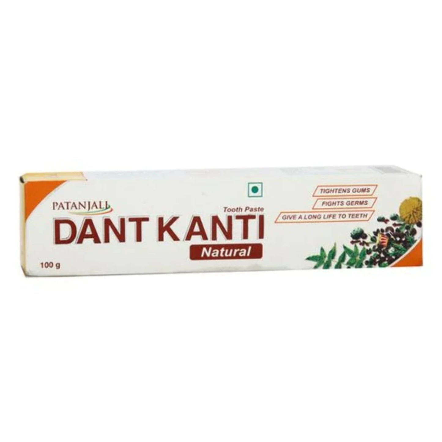 Patanjali Dant Kanti Natural Toothpaste Ayurvedic 100g (Pack of 12)
