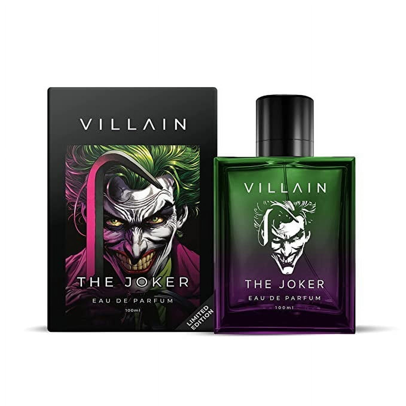 VILLAIN The Joker Limited Edition Eau De Parfum For Men |100ml | Premium Xtra Long Lasting