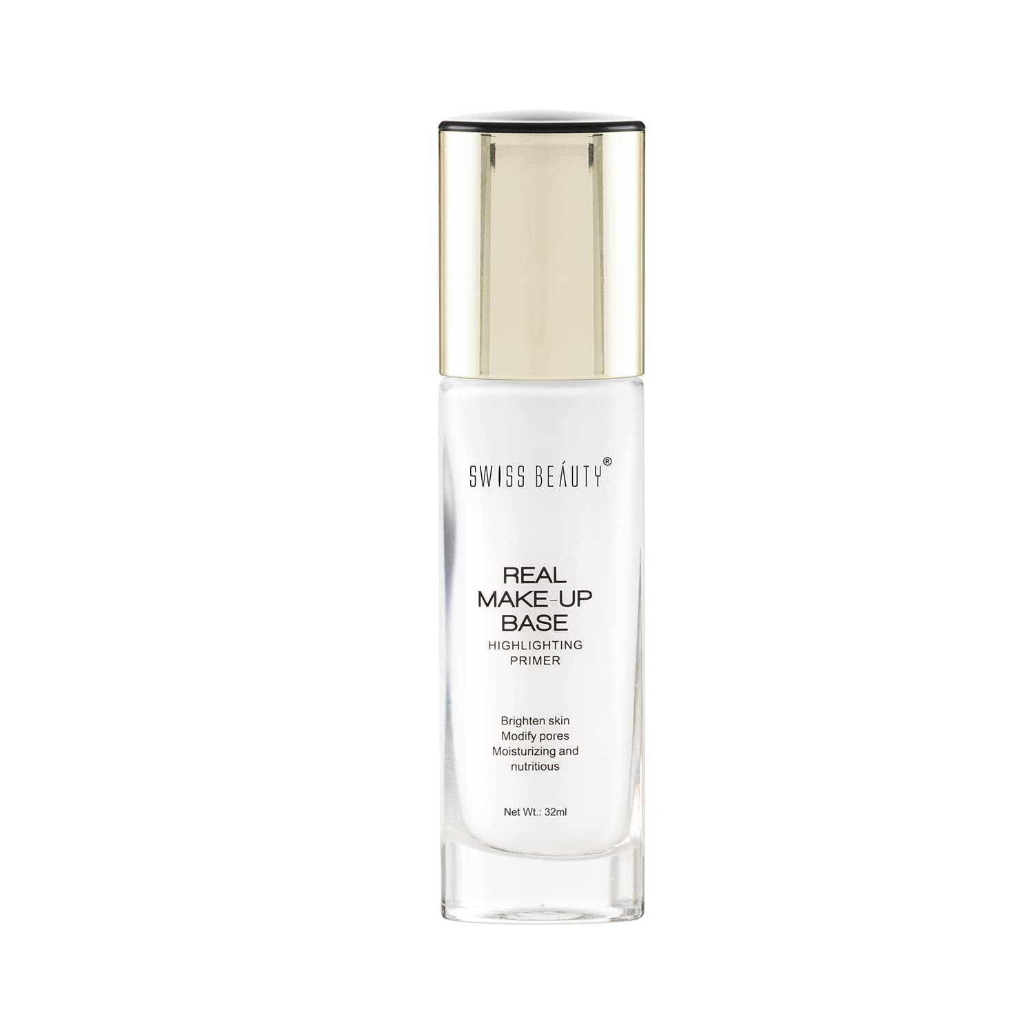 Swiss Beauty Highlighting Primer for Face, Golden Tint, 30 ml