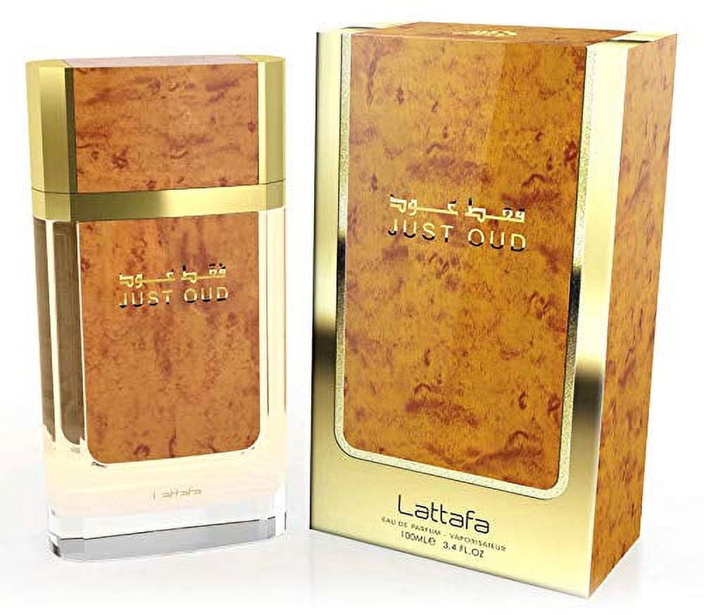 Just Oud by Lattafa Perfumes Spicy Balsamic Rose Oud Amber Woody 100ml EDP by Lattafa Perf