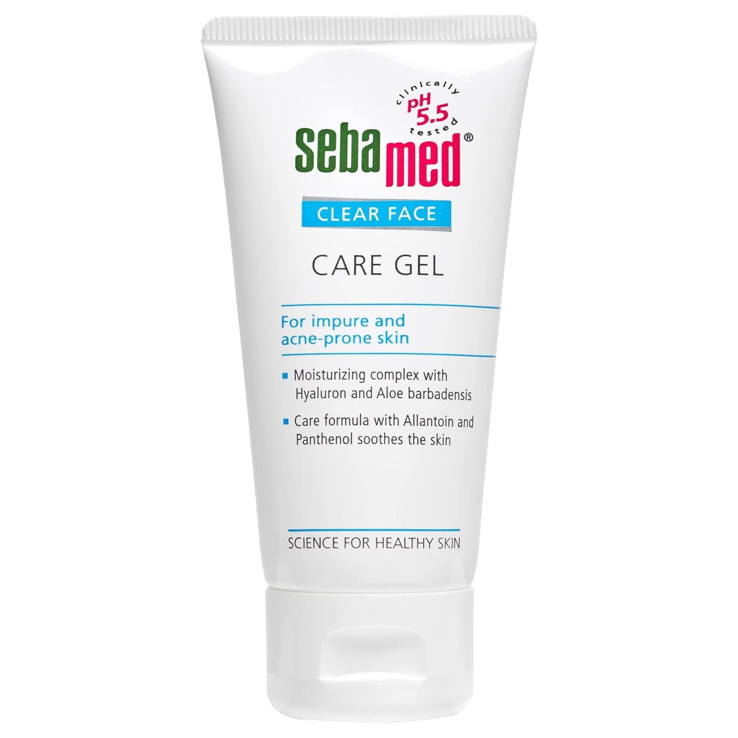 Sebamed Clear Face Care Gel 50Ml|Ph 5.5|Acne Prone Skin|Hyaluron & Aloe Vera|Water Based M