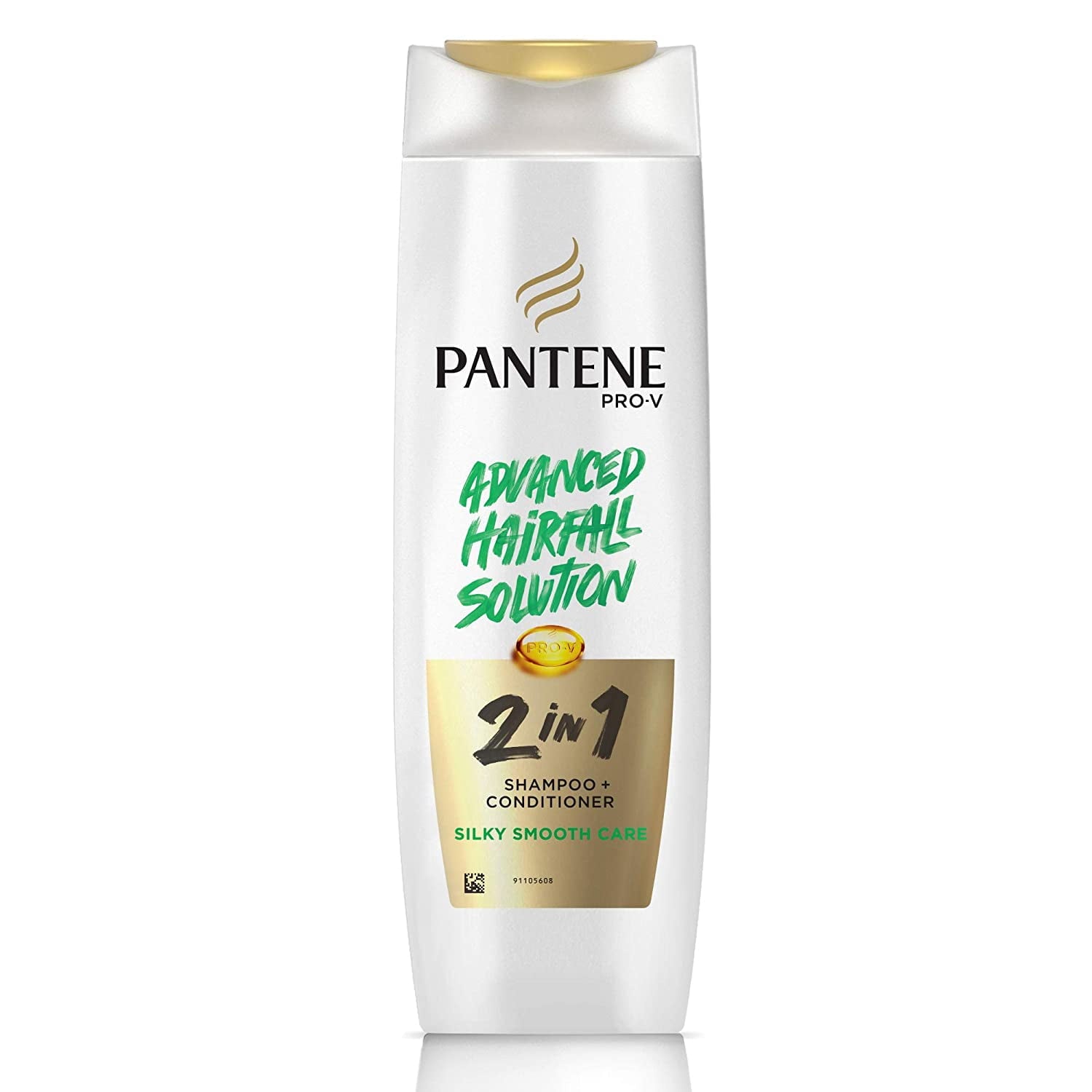 Pantene Advanced Hair Fall Solution, 2 In 1 Anti-Hair Fall Silky Smooth Shampoo And Condit
