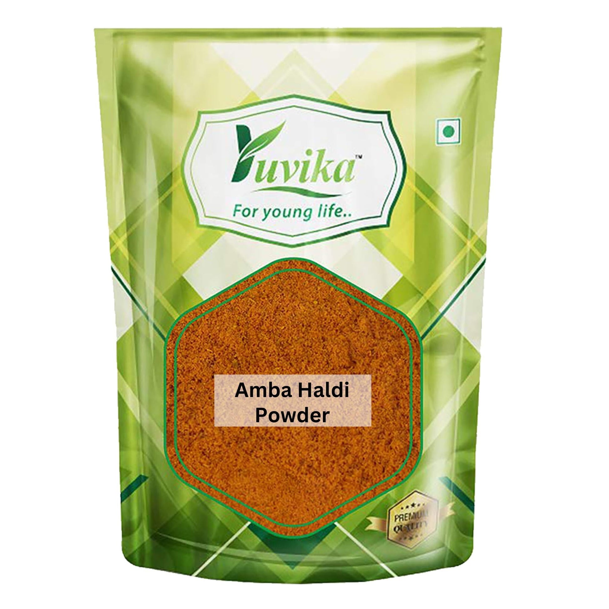 YUVIKA Amba Haldi Powder - Jangli Haldi - Curcuma Aromatica - Wild Turmeric Powder (400 Gr