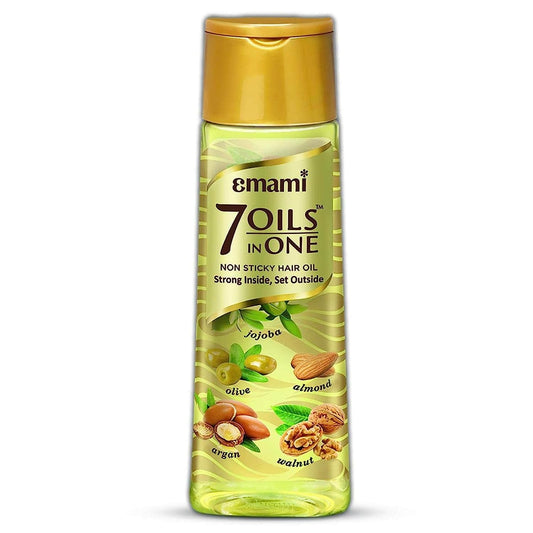 Emami 7 Oils In One Non Sticky & Non Greasy HairOil 20 Times Stronger Hair, Nourishes Scal