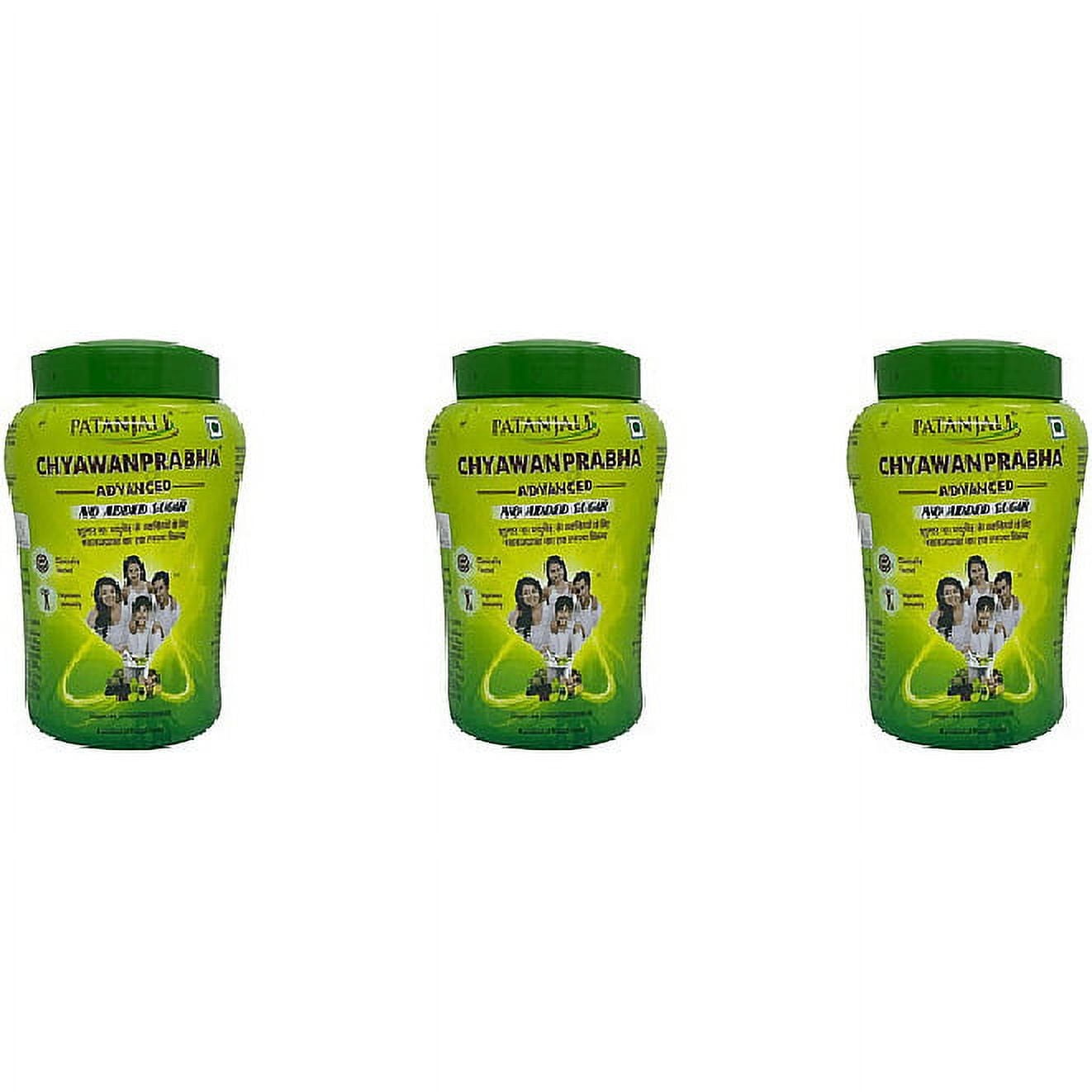 Pack Of 3 - Patanjali Chyawanprabha Advanced No Added Sugar - 750 Gm (26.45 Oz)