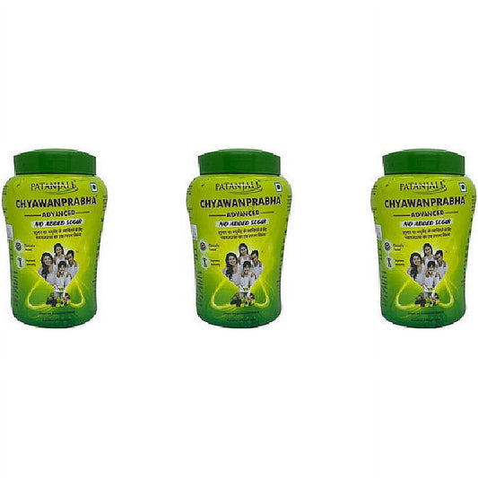 Pack Of 3 - Patanjali Chyawanprabha Advanced No Added Sugar - 750 Gm (26.45 Oz)