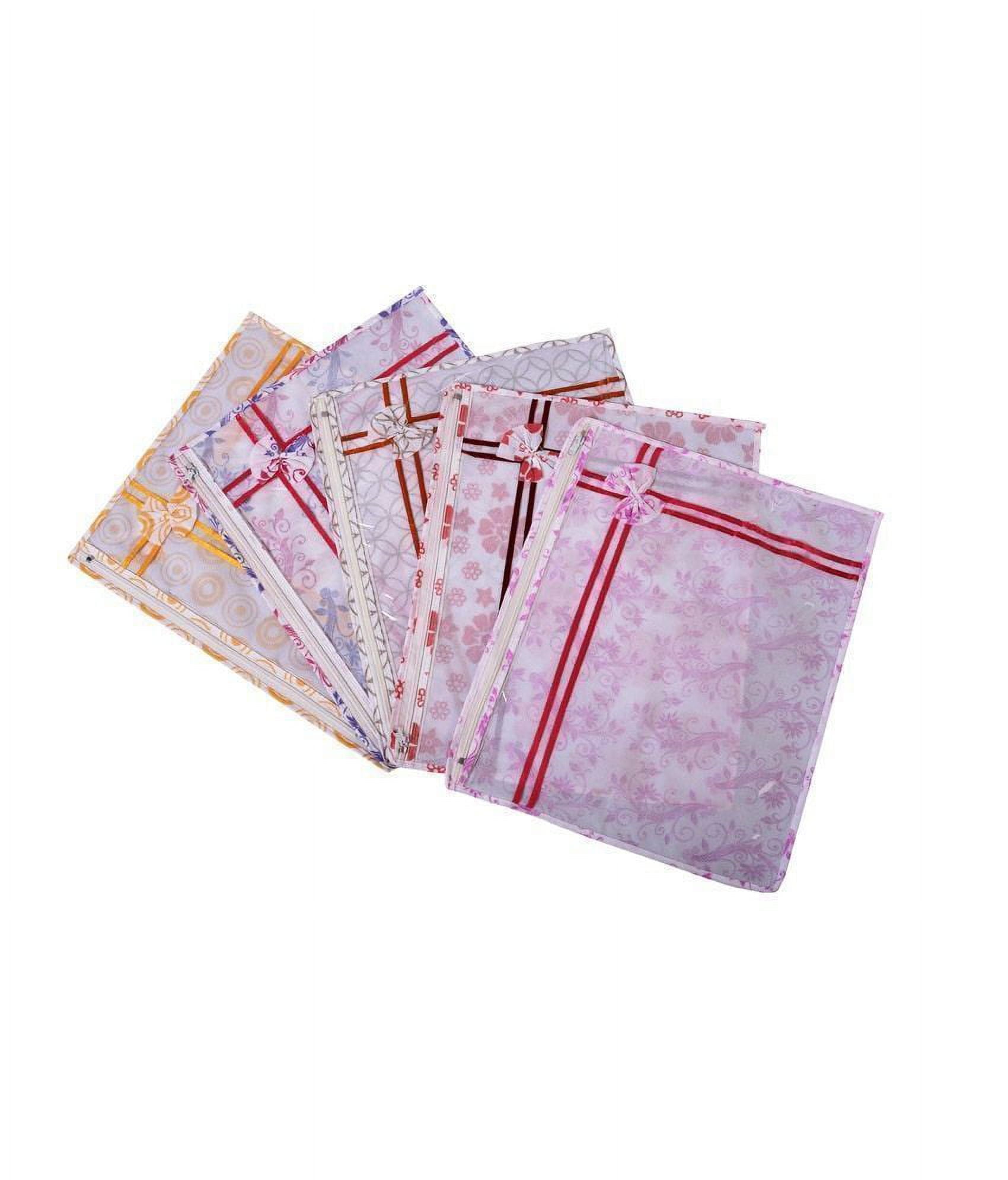 Kuber Industries Non Wooven Saree Cover Set of 6 Pcs